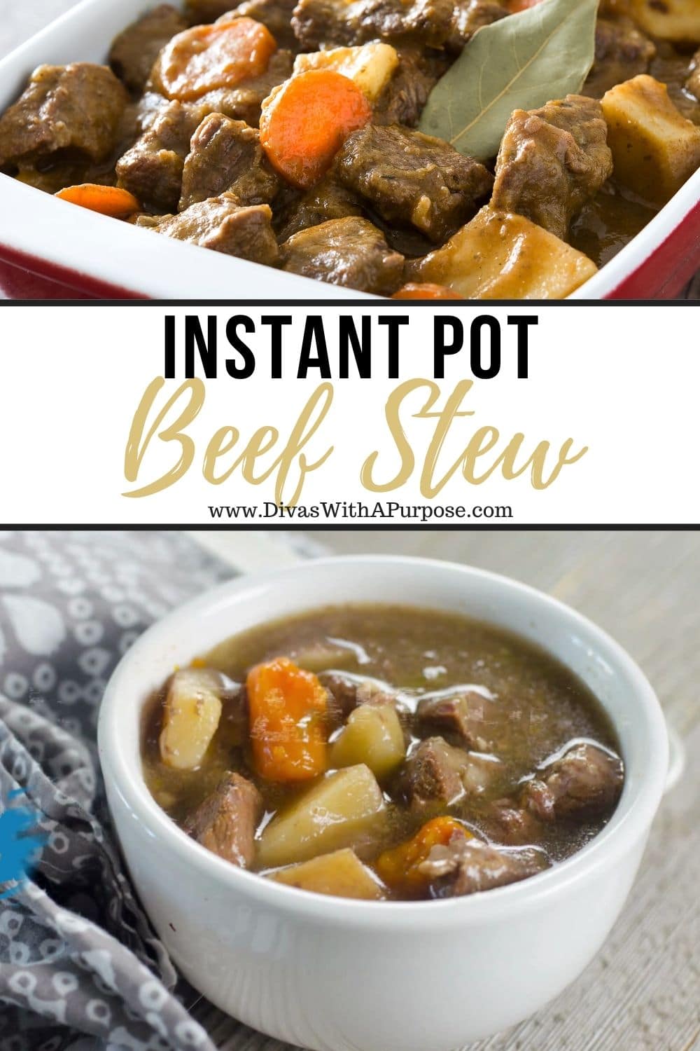 Quick and Easy Instant Pot Beef Stew • Divas With A Purpose