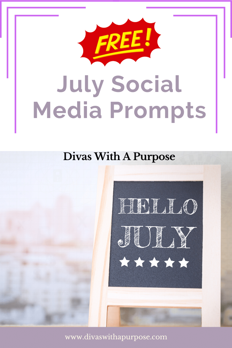 Free July Social Media Prompts